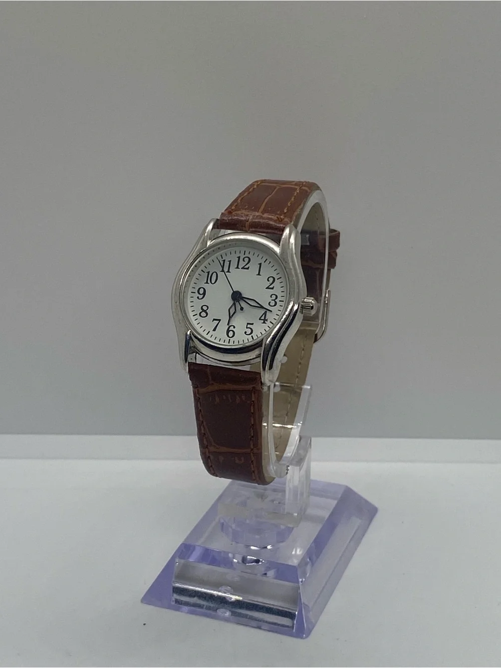 Classic Brown Leather Strap Women’s Watch